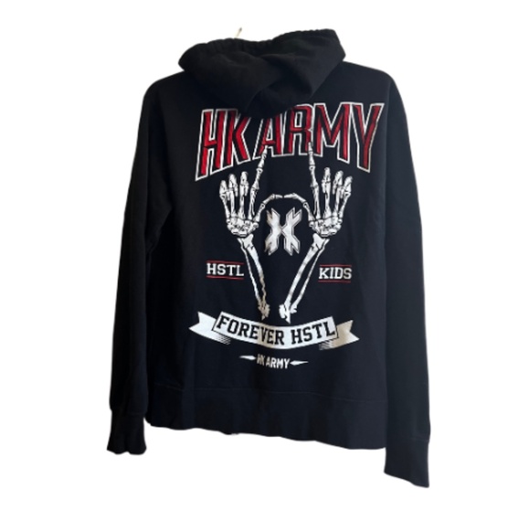 HK Army HSTL Kids Zip Front Hoodie. M - Picture 2 of 3